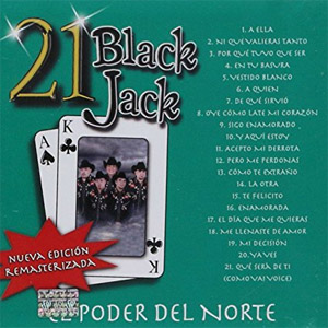 Disco 21 Black Jack de El Poder Del Norte