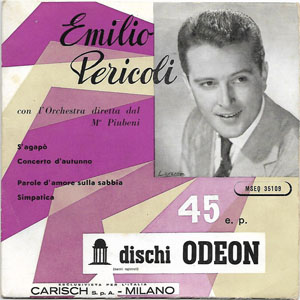 Disco S'Agapò de Emilio Pericoli