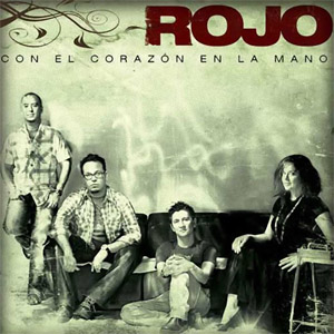 Disco Con El Corazón En La Mano de Rojo